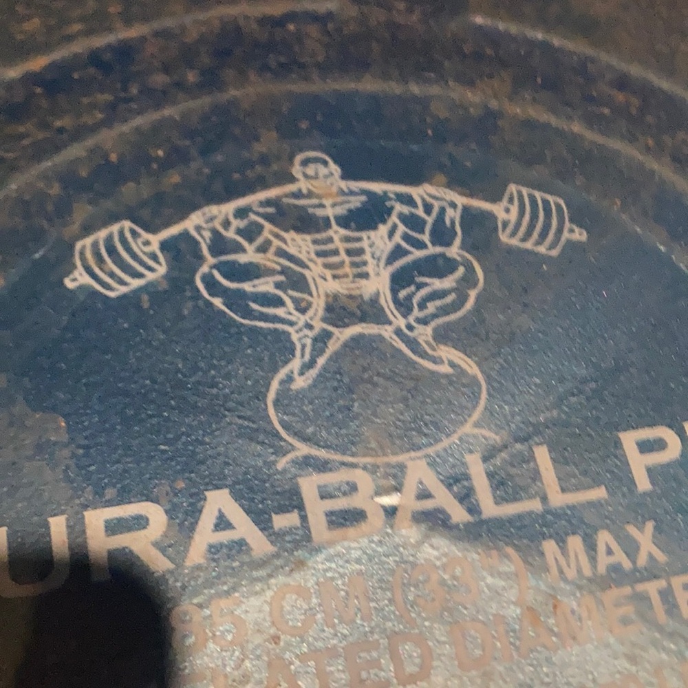 🏋🏿‍♀️🦘Vintage 90s Dura-Ball Pro 85 Cm 33” Exercise Ball Australia 🇦🇺🧘🏻‍♀️